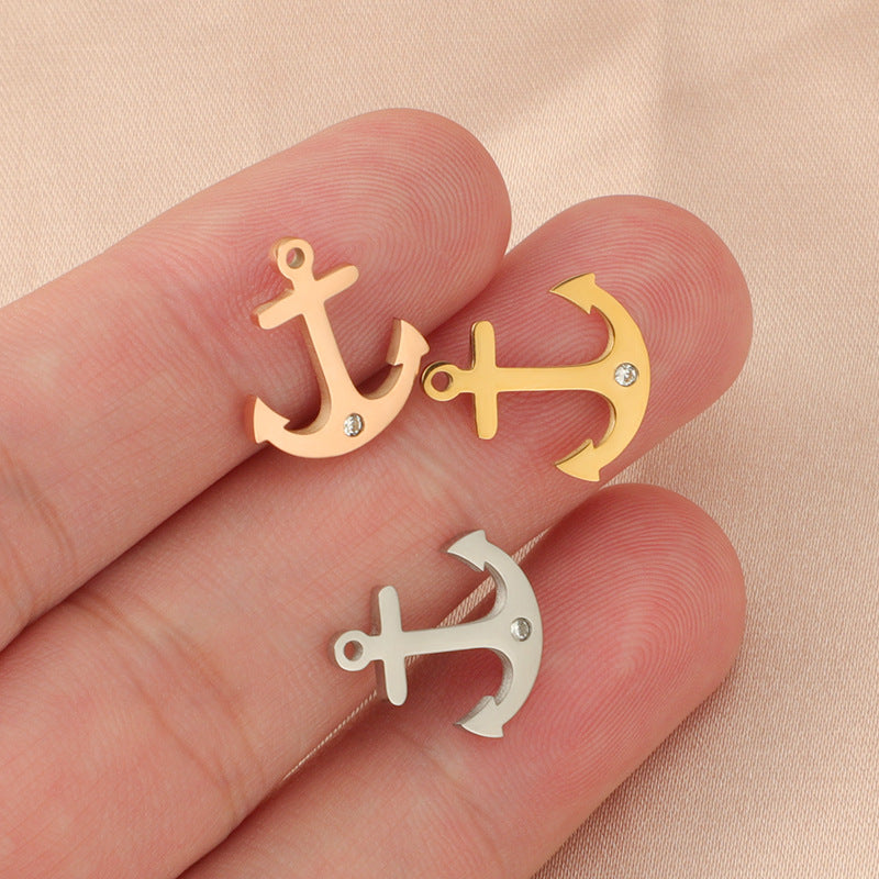Anchor French Pendant