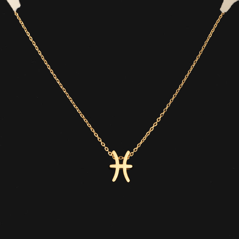 Zodiac French Necklace