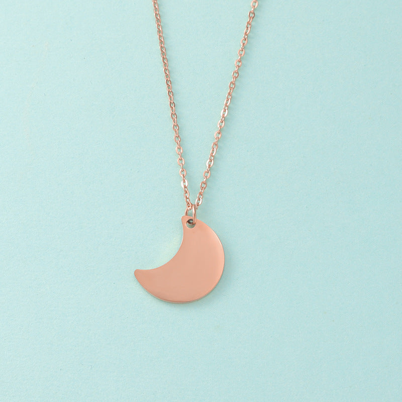 Crescent French Necklace