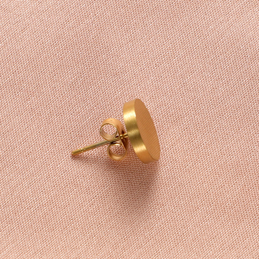 Round French Stud Earring
