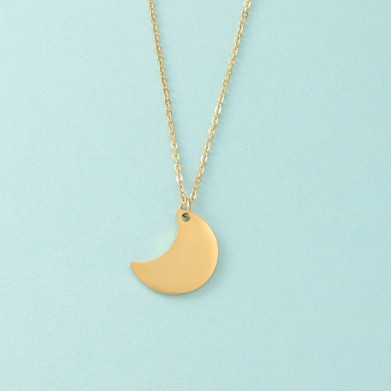 Crescent French Necklace